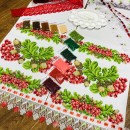 Рушник весільний калина та жолуді